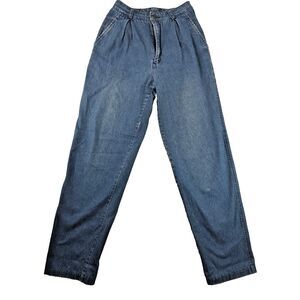 Vintage UNIONBAY Jeans High Rise Pleated Front Women's Size 7 Hong Kong